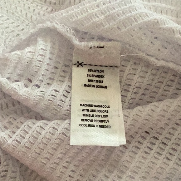 Dotti White Beachwear Jumpsuit Coverup One Piece White Large - Picture 3 of 5